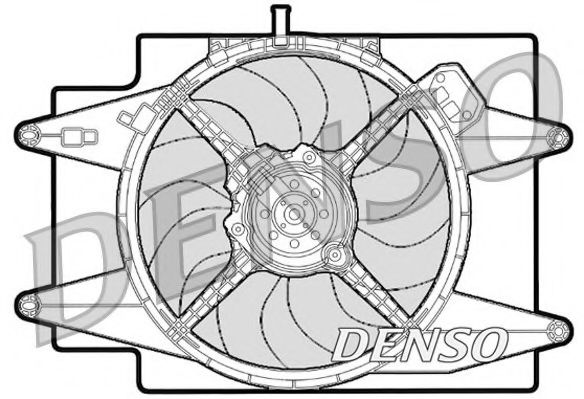 NPS DER01001 Вентилятор системы охлаждения двигателя NPS 