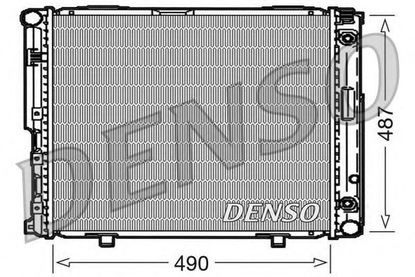 NPS DRM17004 Радиатор охлаждения двигателя NPS для MERCEDES-BENZ