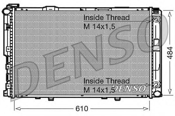 NPS DRM17039 Радиатор охлаждения двигателя NPS для MERCEDES-BENZ