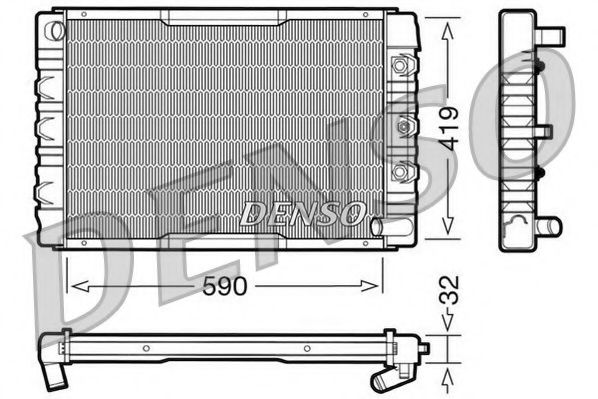 NPS DRM33034 Крышка радиатора для VOLVO 940