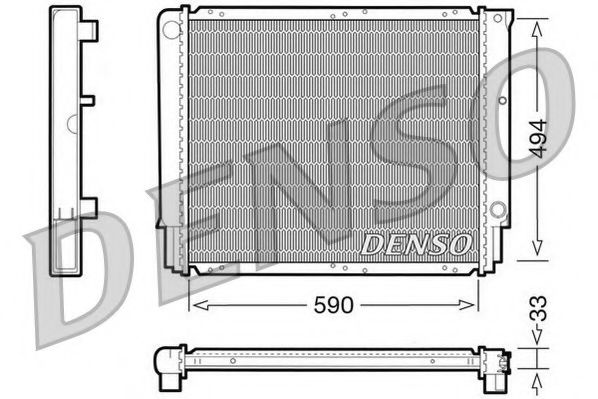 NPS DRM33050 Крышка радиатора для VOLVO 740