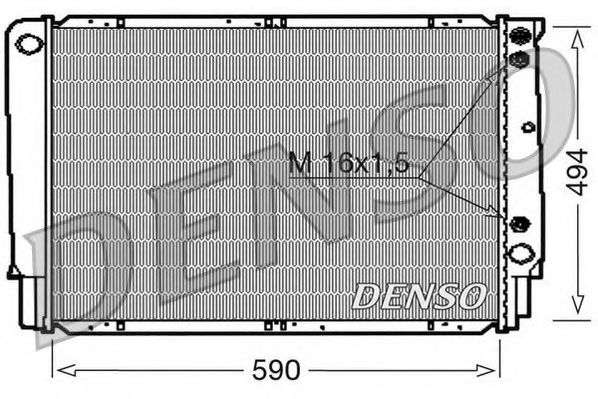NPS DRM33053 Крышка радиатора для VOLVO V90