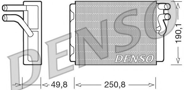 NPS DRR33010 Радиатор печки NPS для VOLVO 940