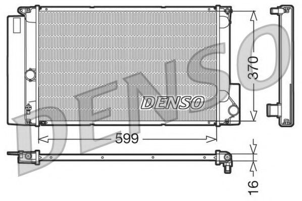 NPS DRM50026 Крышка радиатора для TOYOTA AURIS
