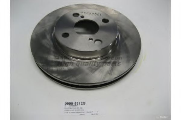 ASHUKI 09905312G Тормозные диски ASHUKI для TOYOTA