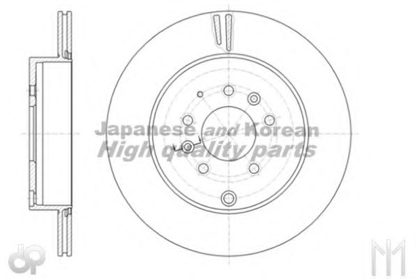 ASHUKI 09934303 Тормозные диски для MAZDA CX-9