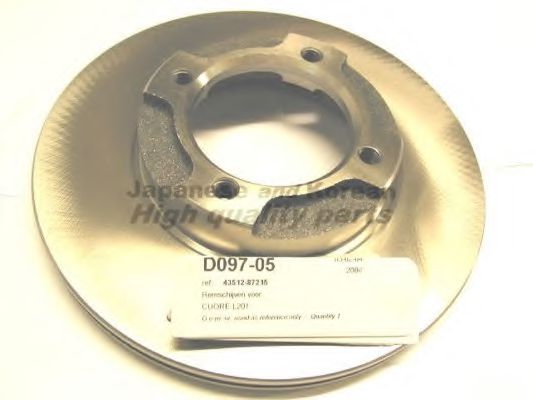 ASHUKI D09705 Тормозные диски для DAIHATSU