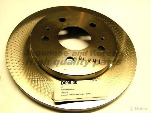 ASHUKI D09830 Тормозные диски для DAIHATSU BEGO