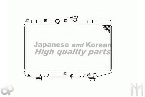 ASHUKI I25032 Радиатор охлаждения двигателя ASHUKI для KIA