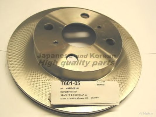 ASHUKI T60105 Тормозные диски для TOYOTA STARLET