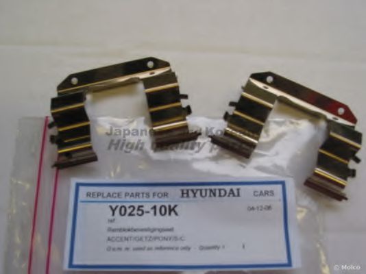 ASHUKI Y02510K Тормозные колодки для HYUNDAI SONATA