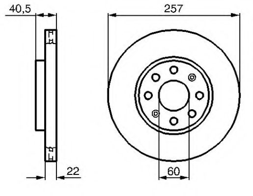 VEMA 98609 Тормозные диски VEMA для FIAT