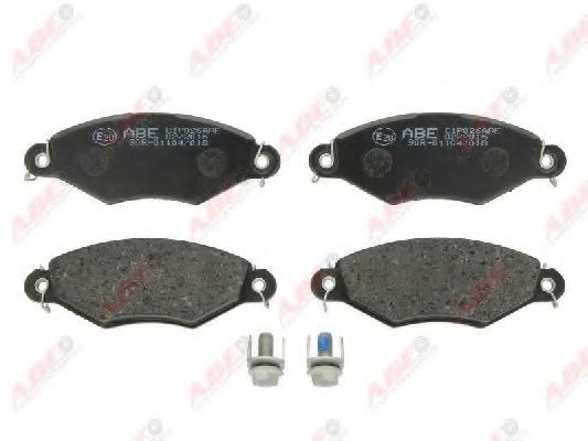 ABE C1P026ABE Тормозные колодки ABE для PEUGEOT