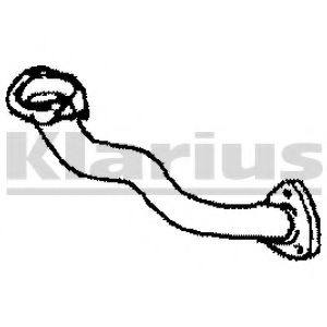 KLARIUS 110318 Труба выхлопного газа 