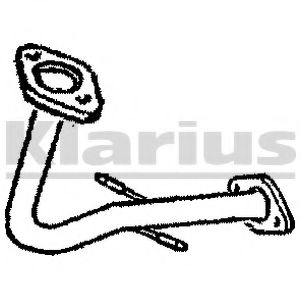 KLARIUS 110324 Труба выхлопного газа KLARIUS 110324 Труба выхлопного газа