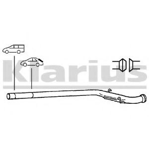 KLARIUS 150031 Труба выхлопного газа 