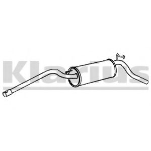 240283 KLARIUS Глушитель выхлопных газов конечный 240283 KLARIUS Глушитель выхлопных газов конечный