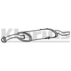 240346 KLARIUS Глушитель выхлопных газов конечный 240346 KLARIUS Глушитель выхлопных газов конечный