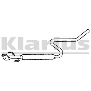 250229 KLARIUS Средний глушитель выхлопных газов 250229 KLARIUS Средний глушитель выхлопных газов