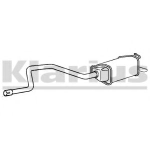 250464 KLARIUS Глушитель выхлопных газов конечный 250464 KLARIUS Глушитель выхлопных газов конечный