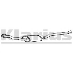 260350 KLARIUS Средний глушитель выхлопных газов 260350 KLARIUS Средний глушитель выхлопных газов