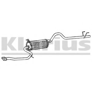 260434 KLARIUS Глушитель выхлопных газов конечный 260434 KLARIUS Глушитель выхлопных газов конечный