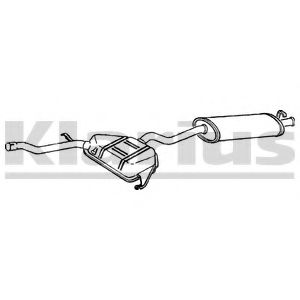 260496 KLARIUS Глушитель выхлопных газов конечный 260496 KLARIUS Глушитель выхлопных газов конечный