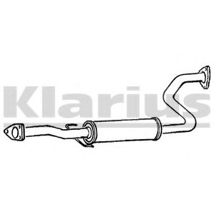 260506 KLARIUS Средний глушитель выхлопных газов 260506 KLARIUS Средний глушитель выхлопных газов