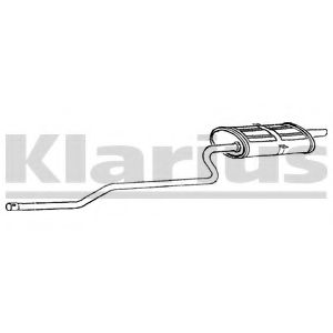 260713 KLARIUS Глушитель выхлопных газов конечный 260713 KLARIUS Глушитель выхлопных газов конечный