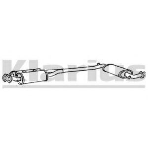 270008 KLARIUS Средний глушитель выхлопных газов 270008 KLARIUS Средний глушитель выхлопных газов