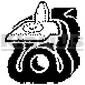 KLARIUS 420334 Кронштейн, глушитель 