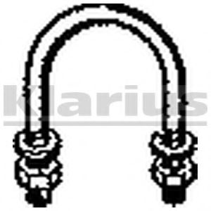 KLARIUS 430011 Кронштейн, система выпуска ОГ 