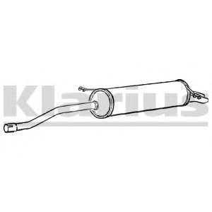 240728 KLARIUS Глушитель выхлопных газов конечный 240728 KLARIUS Глушитель выхлопных газов конечный