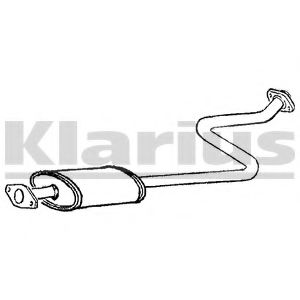 260846 KLARIUS Средний глушитель выхлопных газов 260846 KLARIUS Средний глушитель выхлопных газов