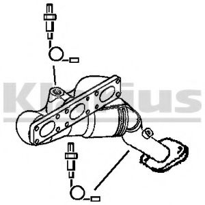 321795 KLARIUS Катализатор 321795 KLARIUS Катализатор