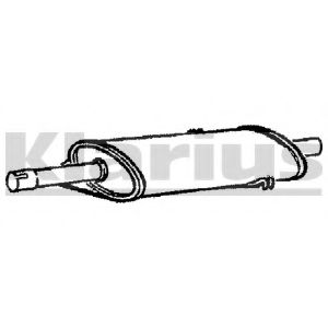 KLARIUS FT279C Глушитель выхлопных газов для FIAT TIPO (160) 1.7 D (160.AG)