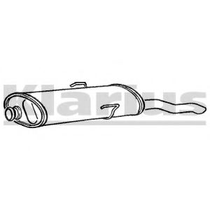 KLARIUS PG163H Глушитель выхлопных газов для PEUGEOT 309 2 (3C, 3A) 1.1 KLARIUS PG163H Глушитель выхлопных газов для PEUGEOT 309 2 (3C, 3A) 1.1