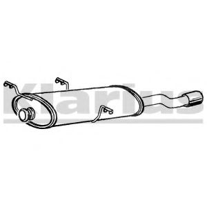 KLARIUS PG672J Глушитель выхлопных газов для PEUGEOT 306 кабрио (7D, N3, N5) 1.6 KLARIUS PG672J Глушитель выхлопных газов для PEUGEOT 306 кабрио (7D, N3, N5) 1.6