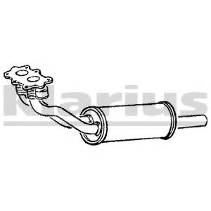 KLARIUS VW216T Предглушитель выхлопных газов KLARIUS VW216T Предглушитель выхлопных газов