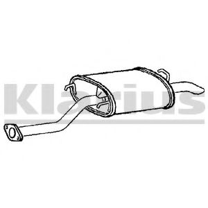 230990 KLARIUS Глушитель выхлопных газов конечный 230990 KLARIUS Глушитель выхлопных газов конечный
