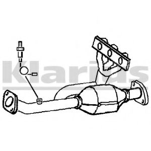 322464 KLARIUS Катализатор 322464 KLARIUS Катализатор