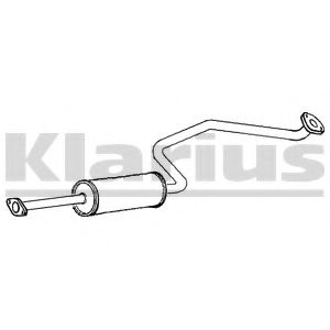 KLARIUS DN635A Средний глушитель выхлопных газов  KLARIUS DN635A Средний глушитель выхлопных газов