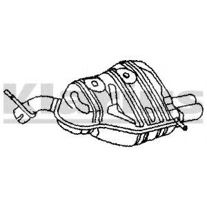 KLARIUS PG821P Глушитель выхлопных газов для PEUGEOT 407 купе (6C) 2.7 HDi KLARIUS PG821P Глушитель выхлопных газов для PEUGEOT 407 купе (6C) 2.7 HDi