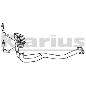 322595 KLARIUS Катализатор 322595 KLARIUS Катализатор