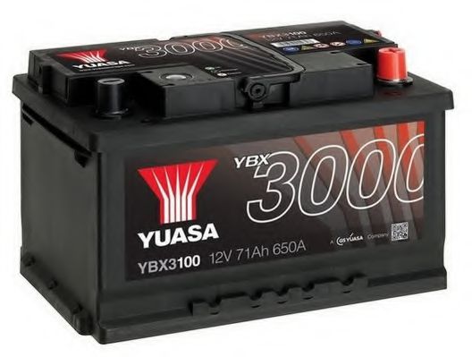 YUASA YBX3100 Аккумулятор YUASA для RENAULT