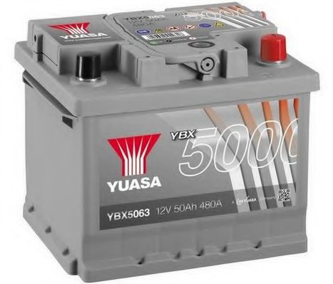 YUASA YBX5063 Аккумулятор YUASA для PEUGEOT