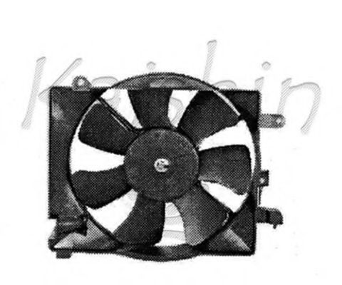 KAISHIN 96181889 Радиатор охлаждения двигателя KAISHIN для CHEVROLET