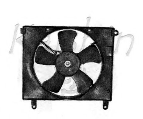 KAISHIN 96351331 Радиатор охлаждения двигателя KAISHIN для CHEVROLET