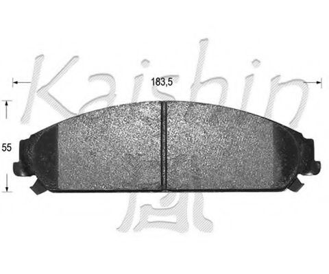 KAISHIN D10127 Тормозные колодки KAISHIN для CHRYSLER