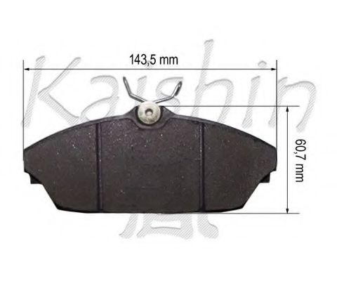 KAISHIN D10156 Тормозные колодки для TATA SAFARI